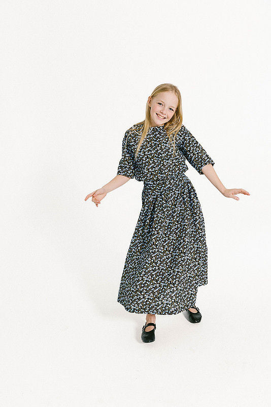 Midnight Orchard Tea-length Skirt