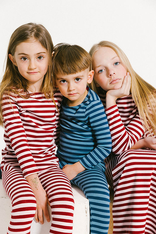 Striped Set - Navy/Lt Blue