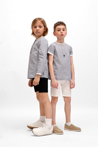 Striped Short Sleeve Shirt
