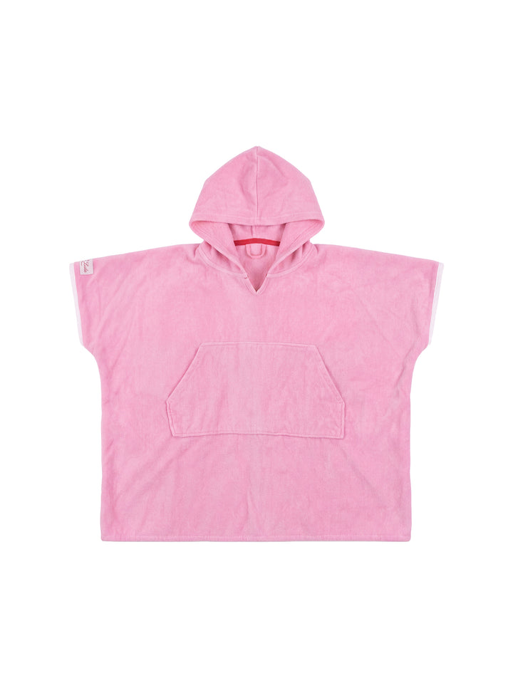Striped Poncho - Pink