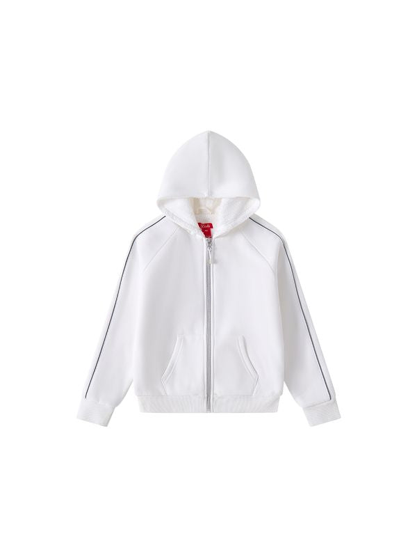 Fleece Hoody - White