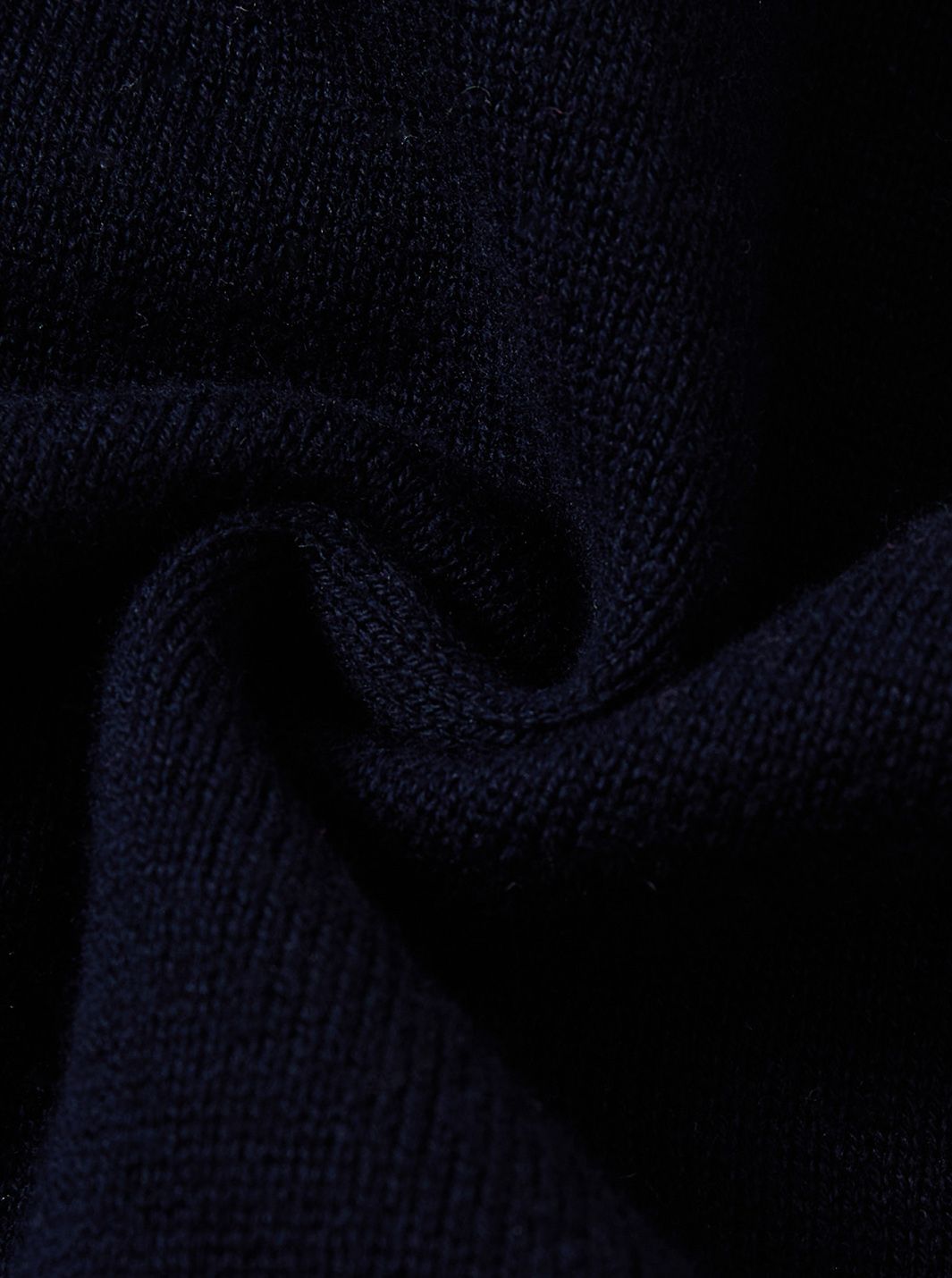 Baby Knit Ruffle Overall - Deep Navy