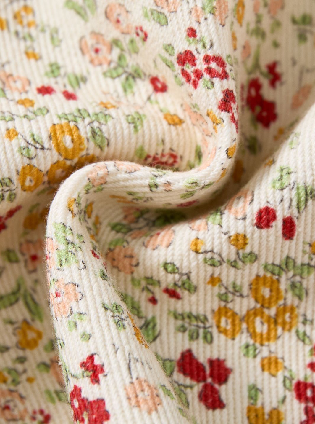 Floral Twill Overall