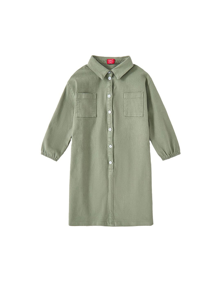 Drift Twill Dress - Pale Green