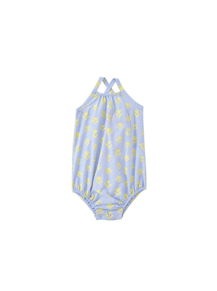 Flower Print Romper