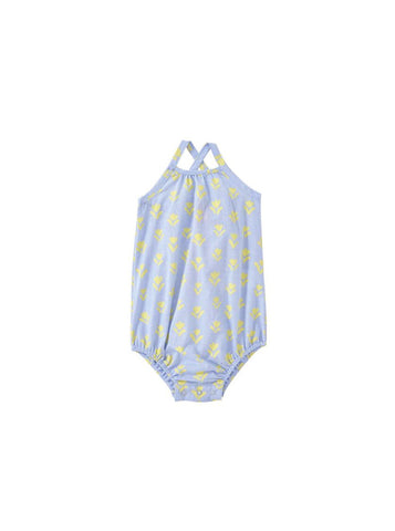 Flower Print Romper