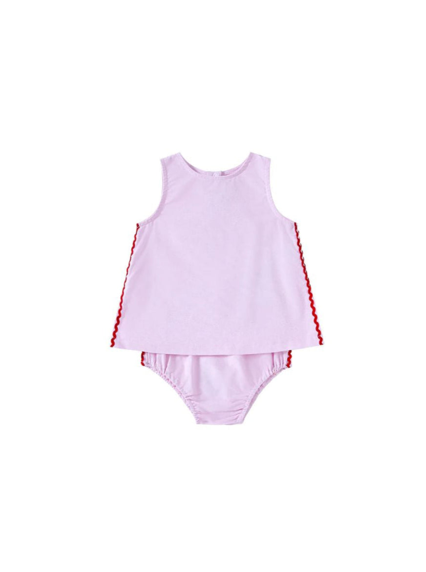 Baby Rickrack Set - Lt. Pink