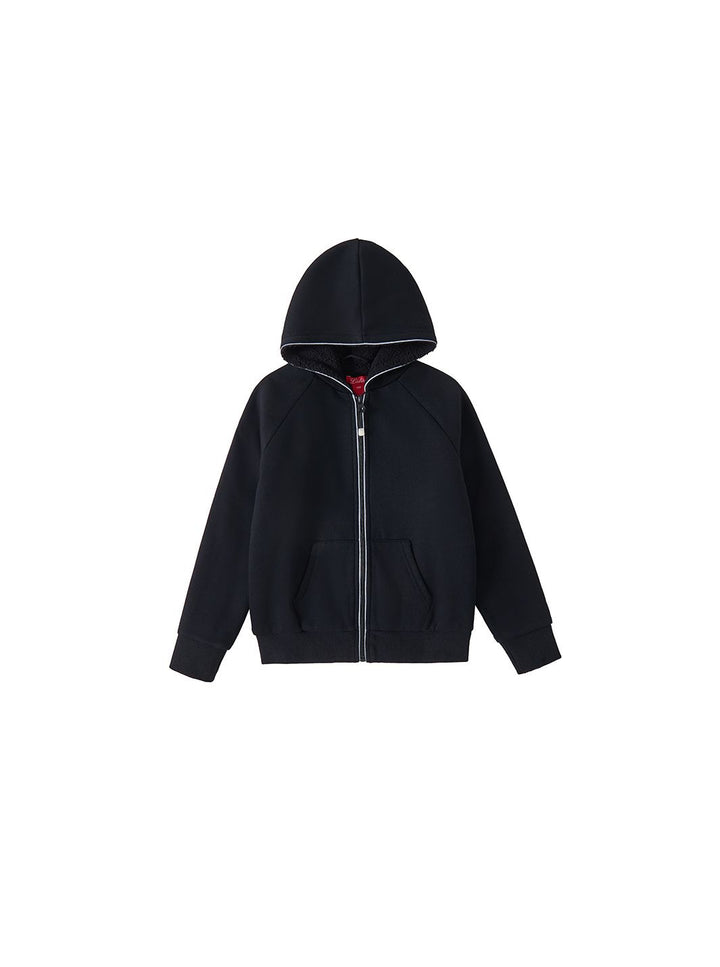 Fleece Hoody - Black