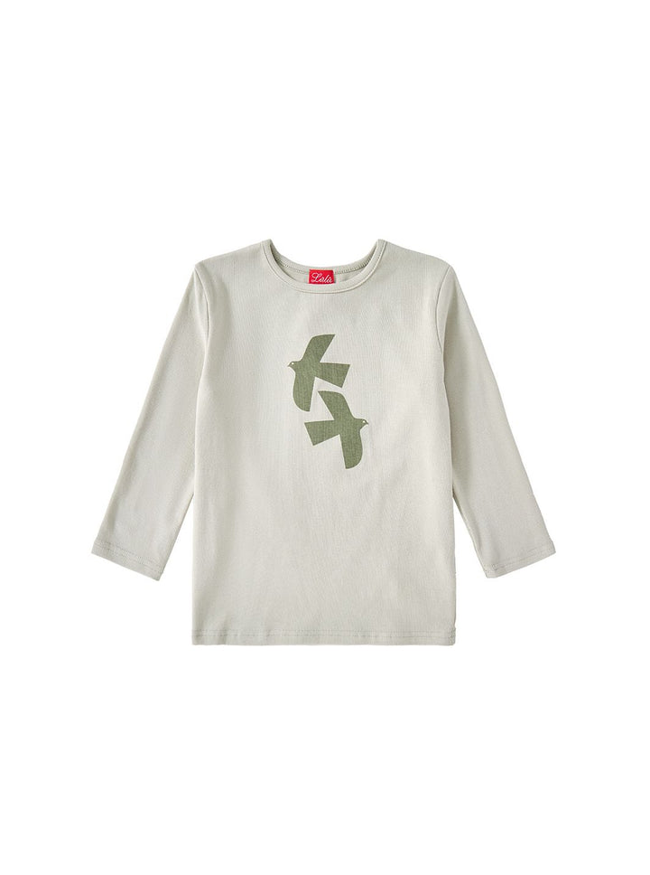 Drift Twill Print Long T-shirt