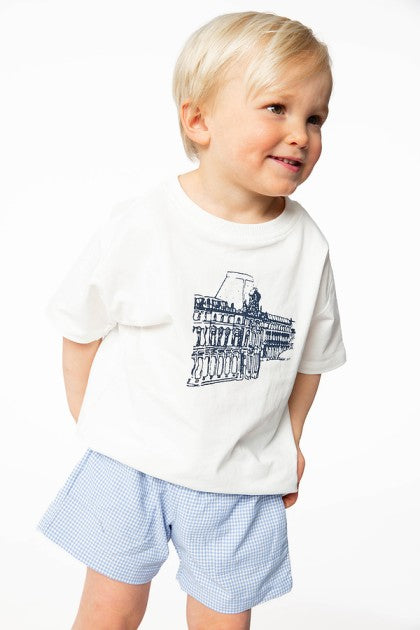 Picnic Print Short Sleeve T-shirt