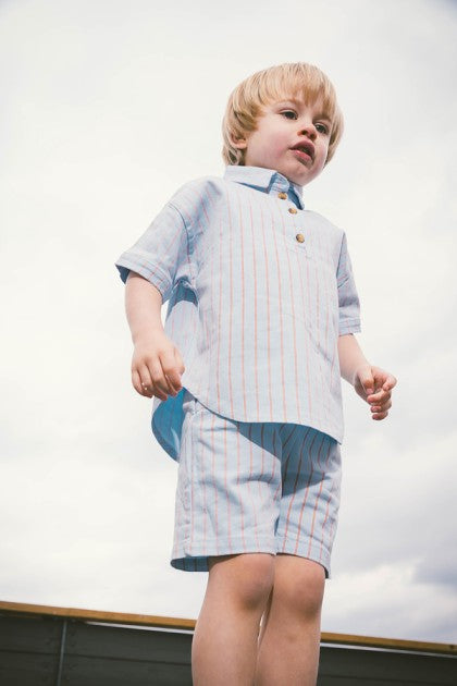 Double Stripe Short Set