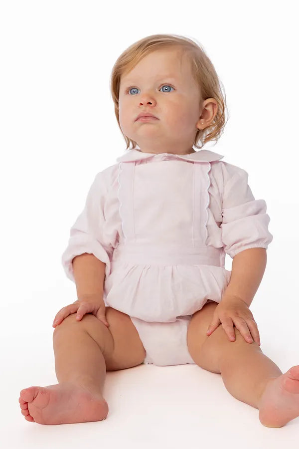 Sea Glass Romper - Pale Pink