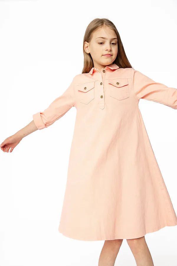 Twill Pocket Dress