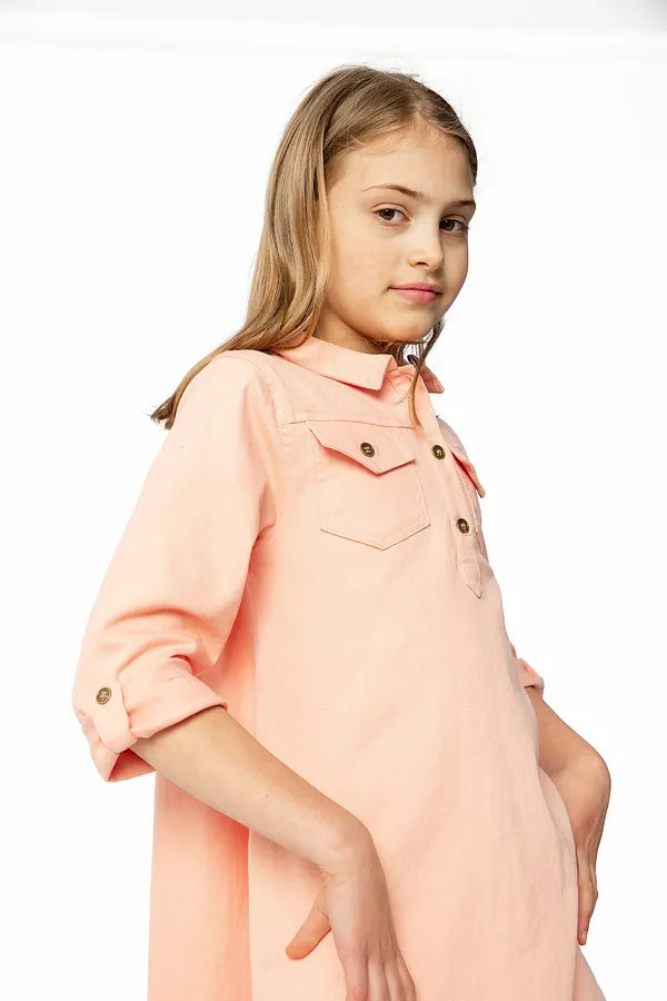 Twill Pocket Dress