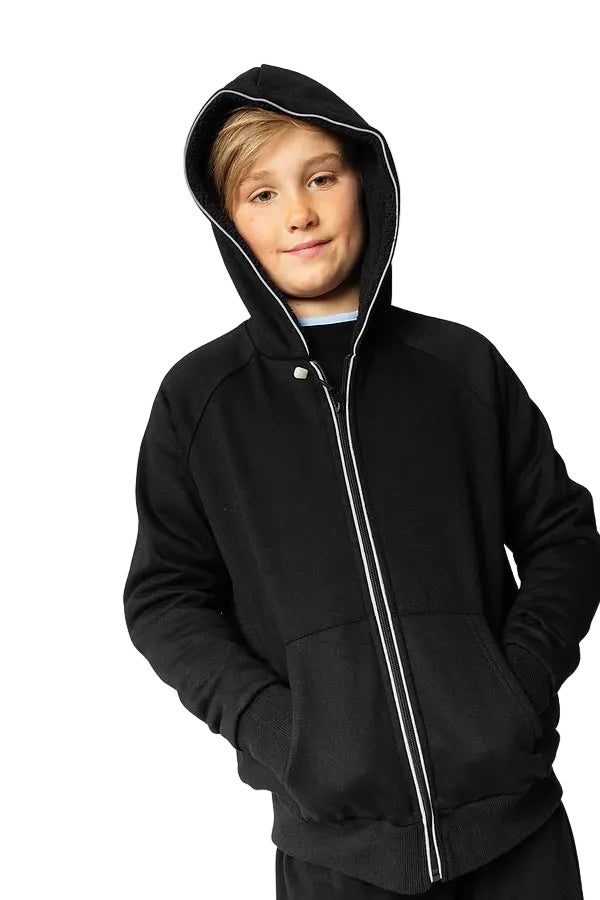Fleece Hoody - Black