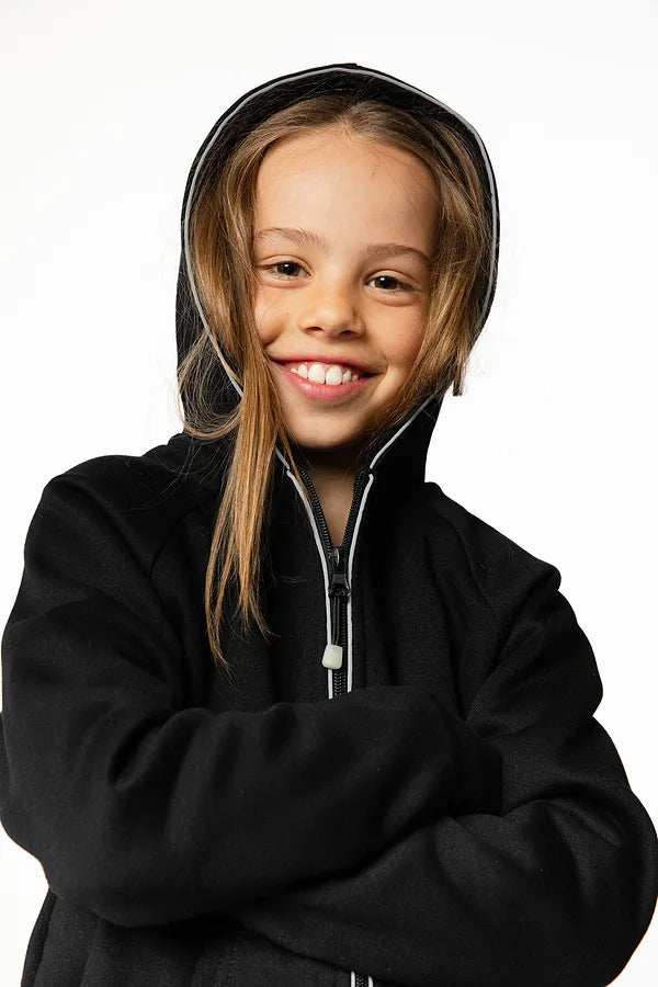 Fleece Hoody - Black