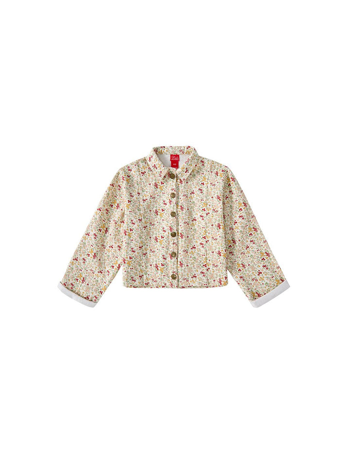 Cottage Floral  Crop Shirt