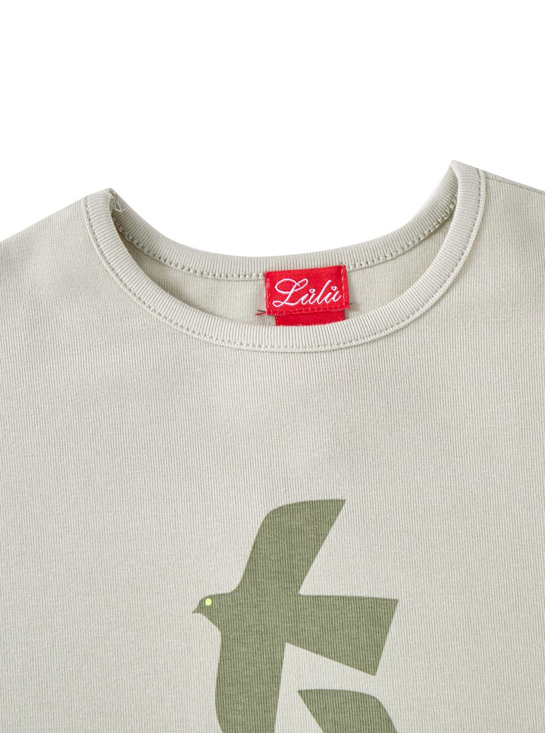 Bird Print Short T-shirt