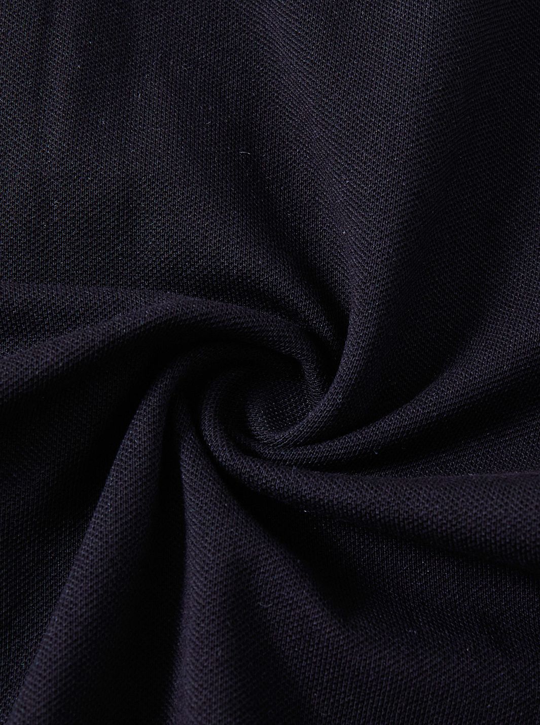 & Lu Crop Length Polo - Black