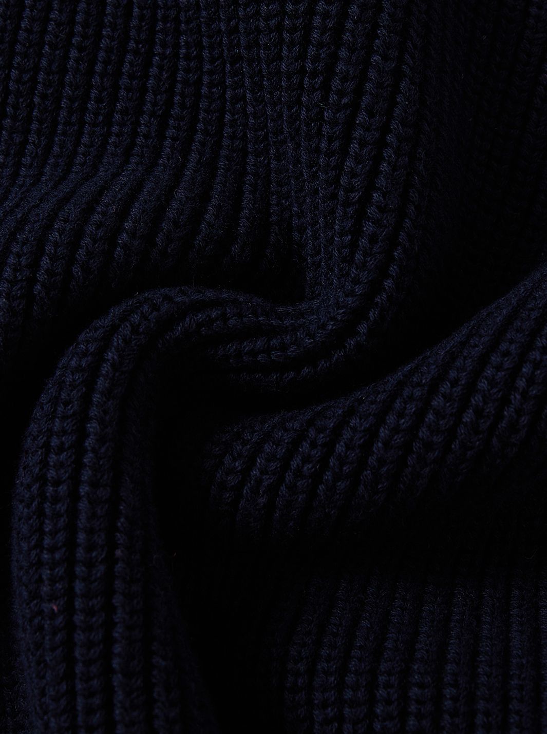 Combo Collar Sweater - Deep Navy