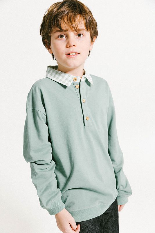 Striped Collar Polo