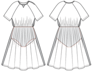 Combo Color Swim Dress
