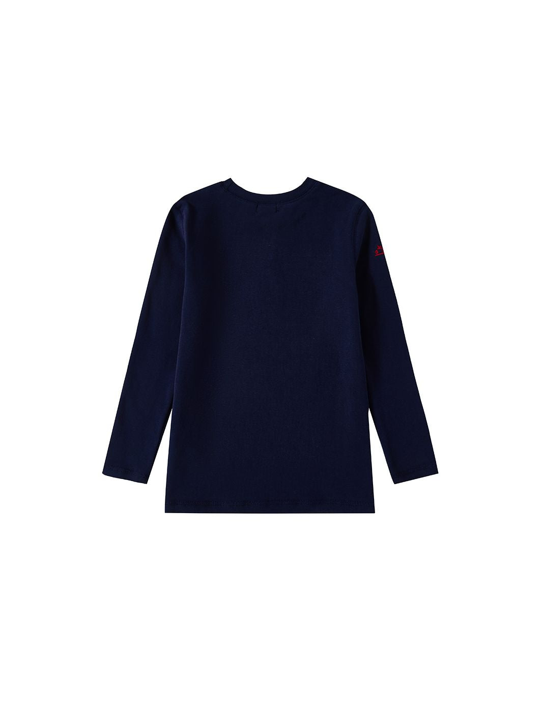 Emblem Long T-shirt - Navy