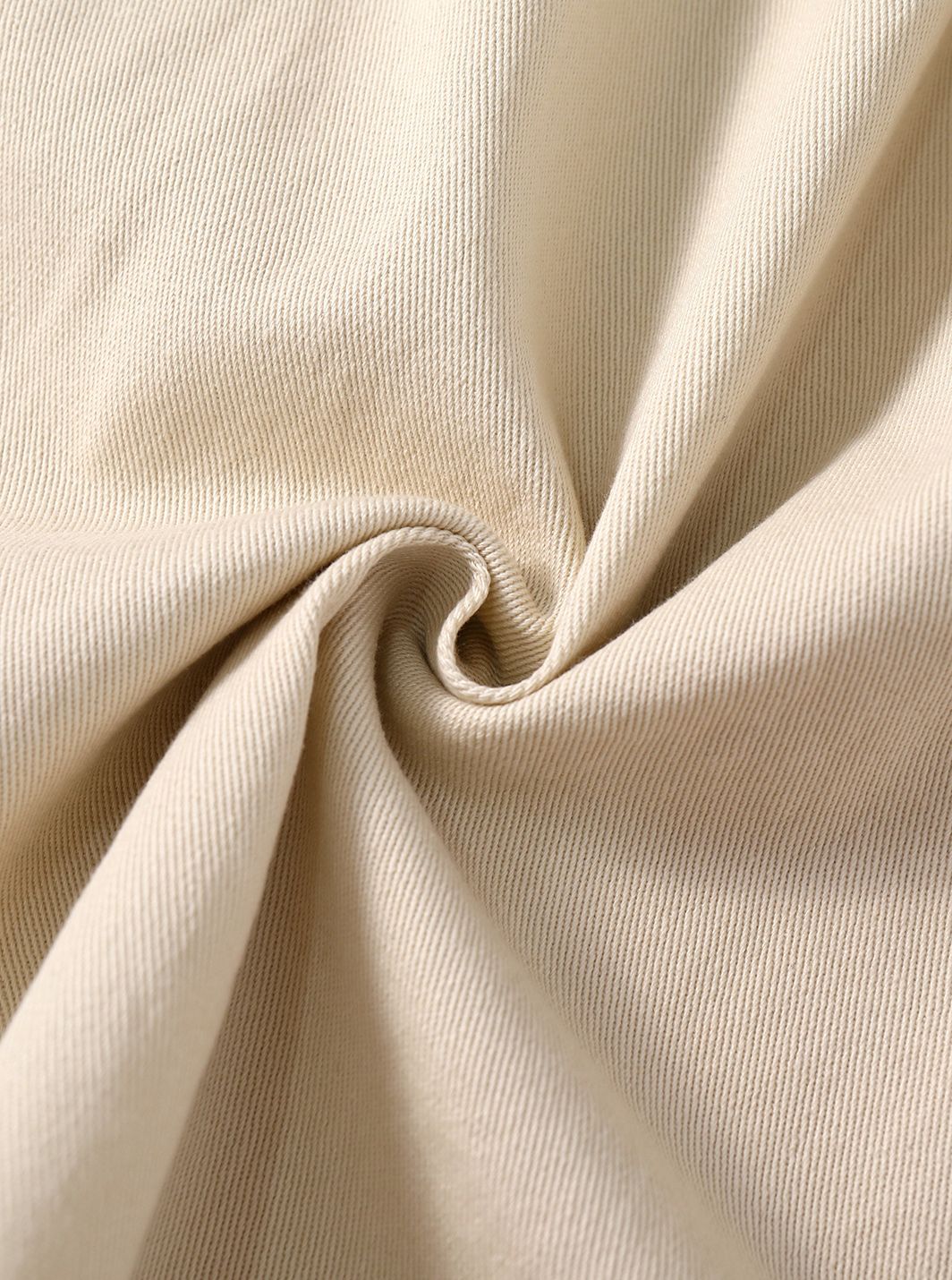 & Lu Twill Pleated Tea Length Skirt - Off White