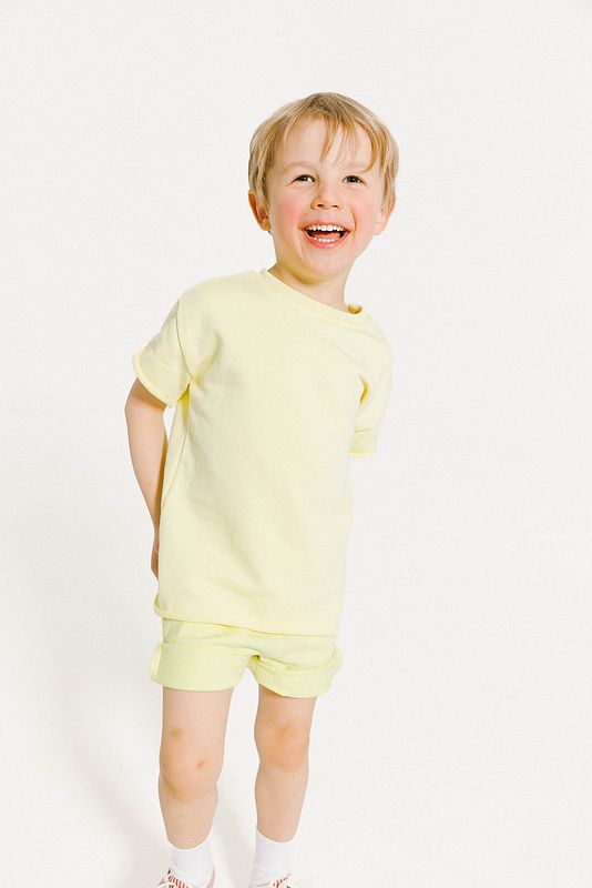 Gelato Rolled Edge T-Shirt - Yellow