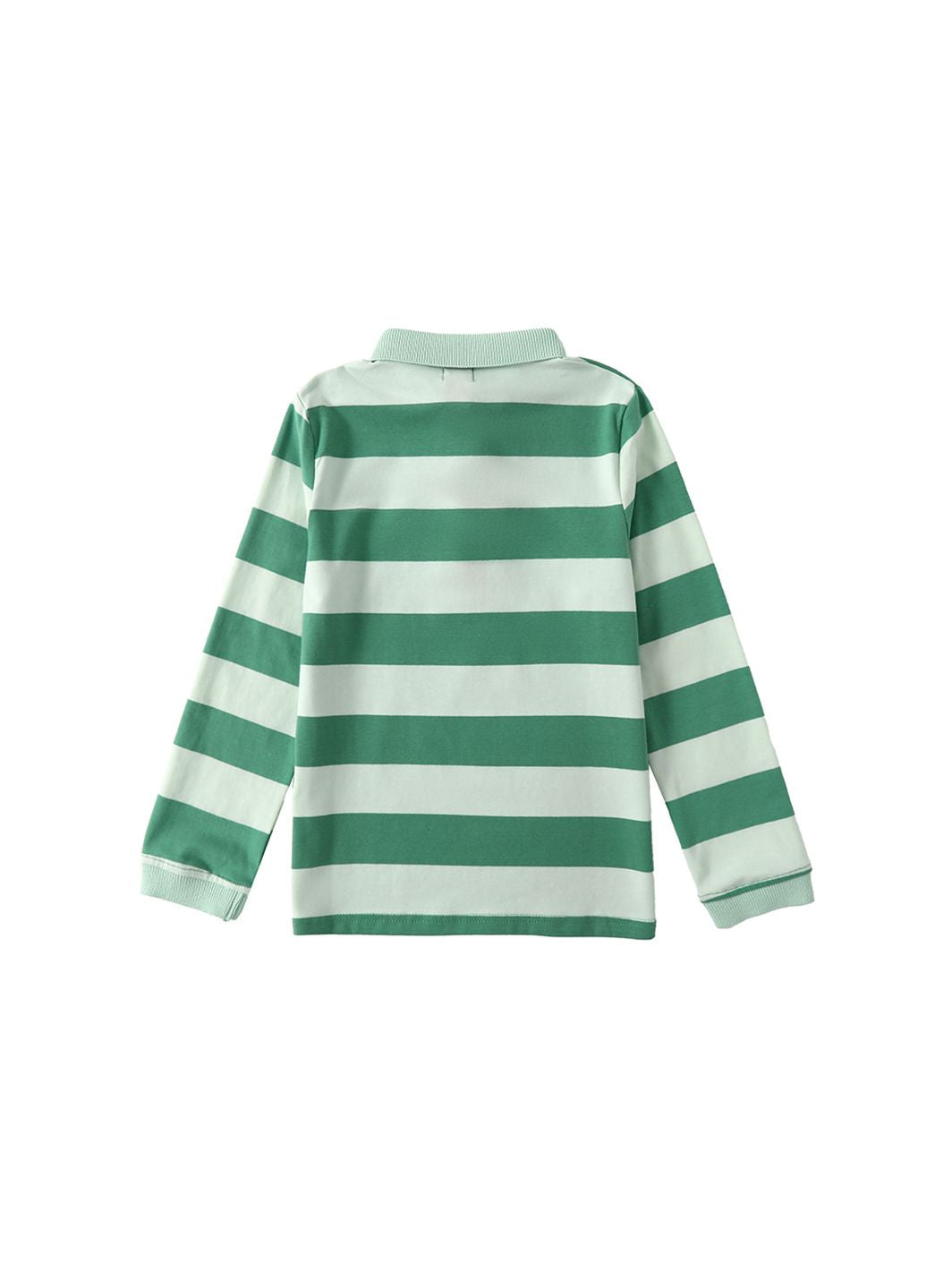 Striped Polo - Spring Green