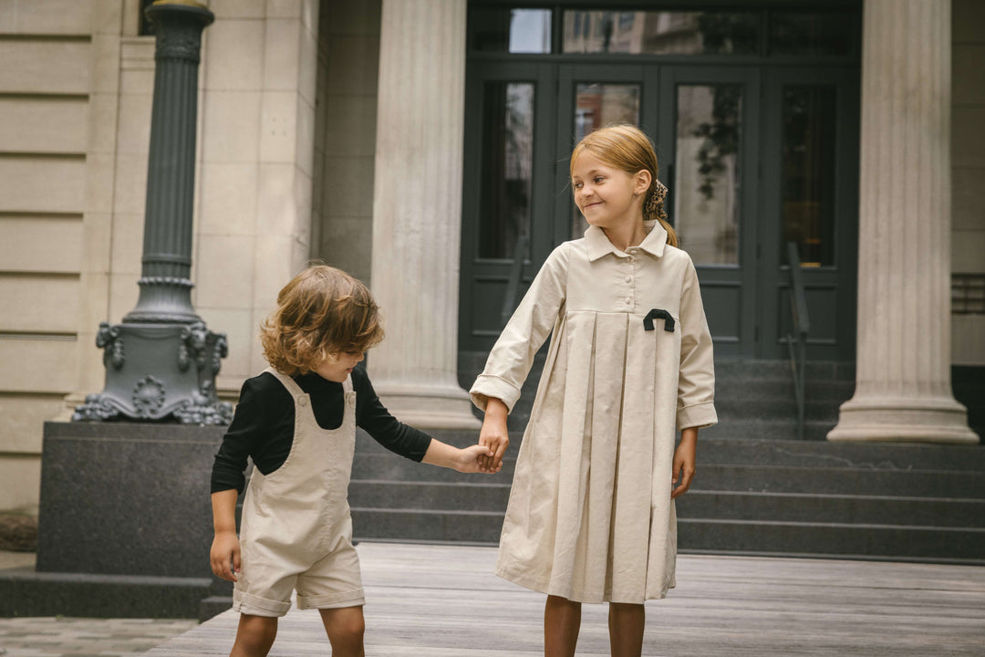 Stretch Velvet Pleated Dress