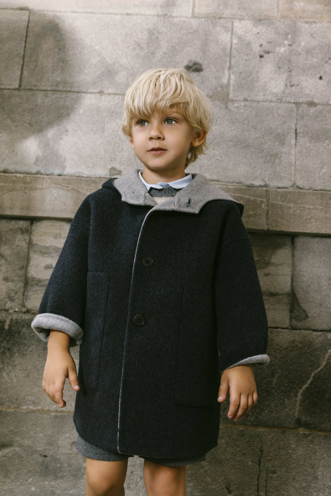 Wool Navy Jacket