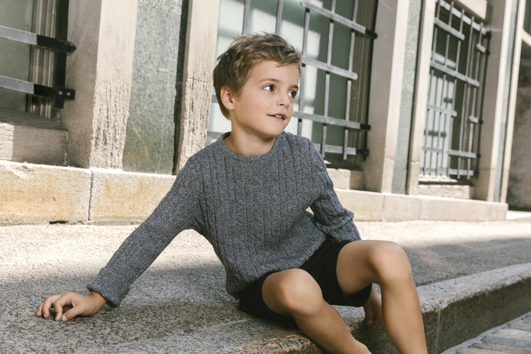 Midnight Crest Sweater
