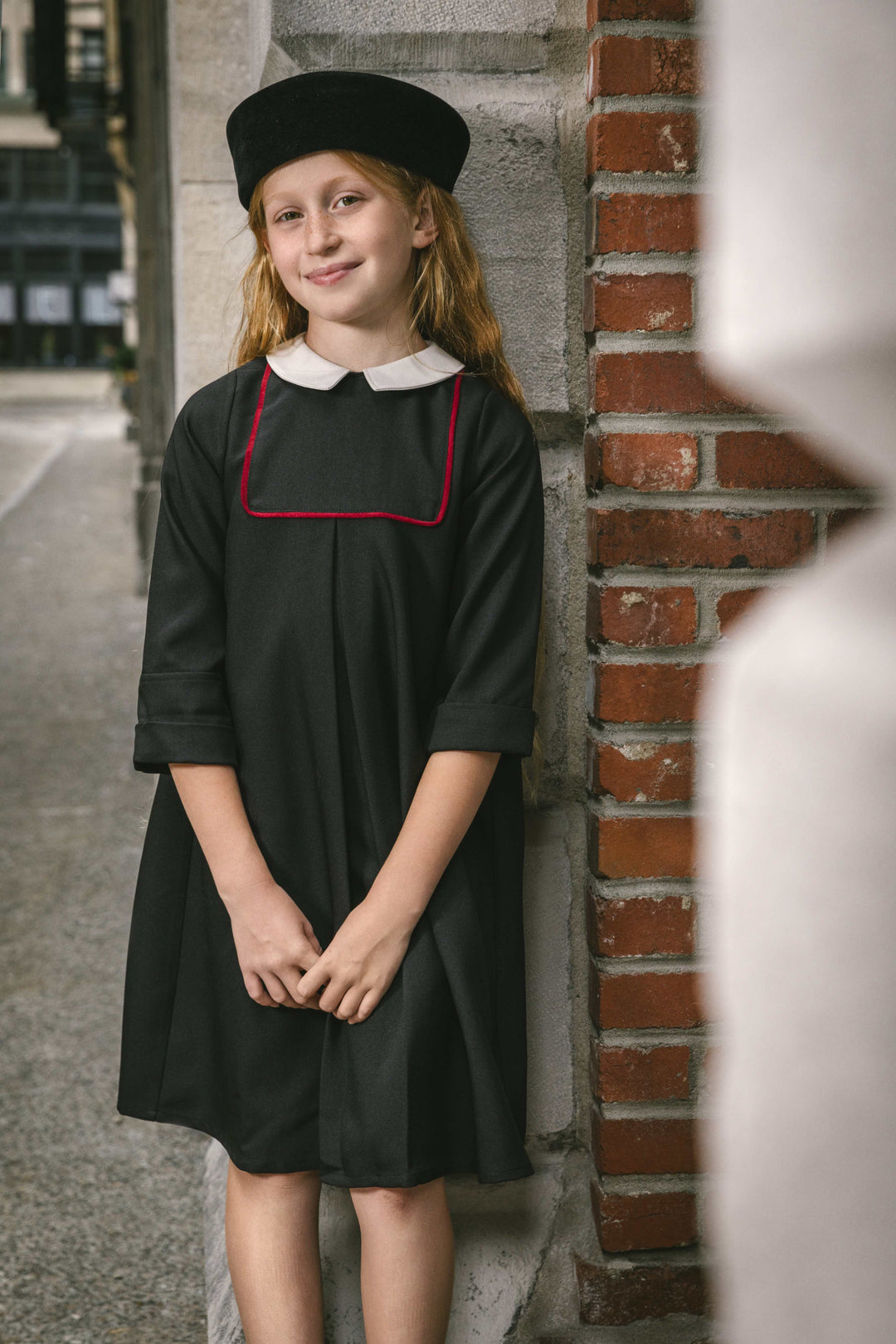 Bib Trim Dress