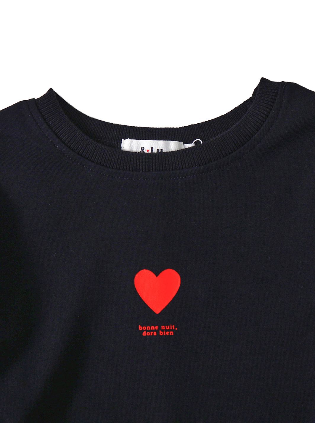 Heart Bonne Nuit Print Nightgown
