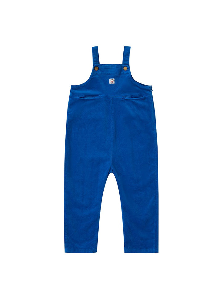 Solid Corduroy Overall - Teal Blue