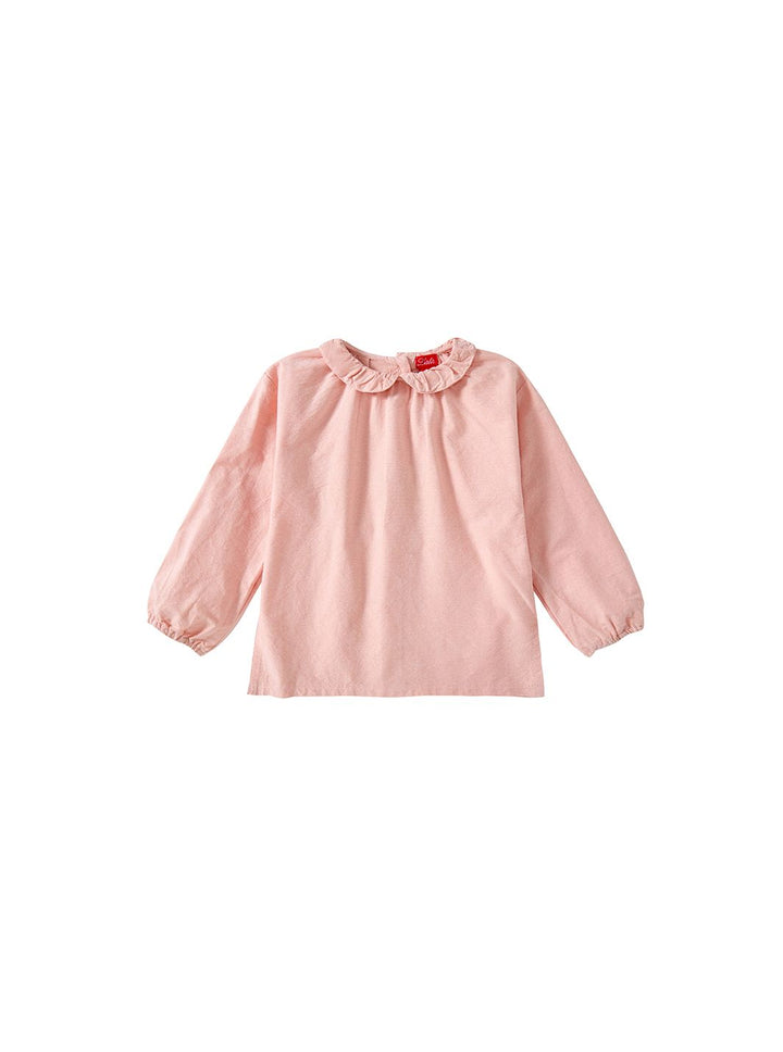 Peach Tea Gathered Shirt