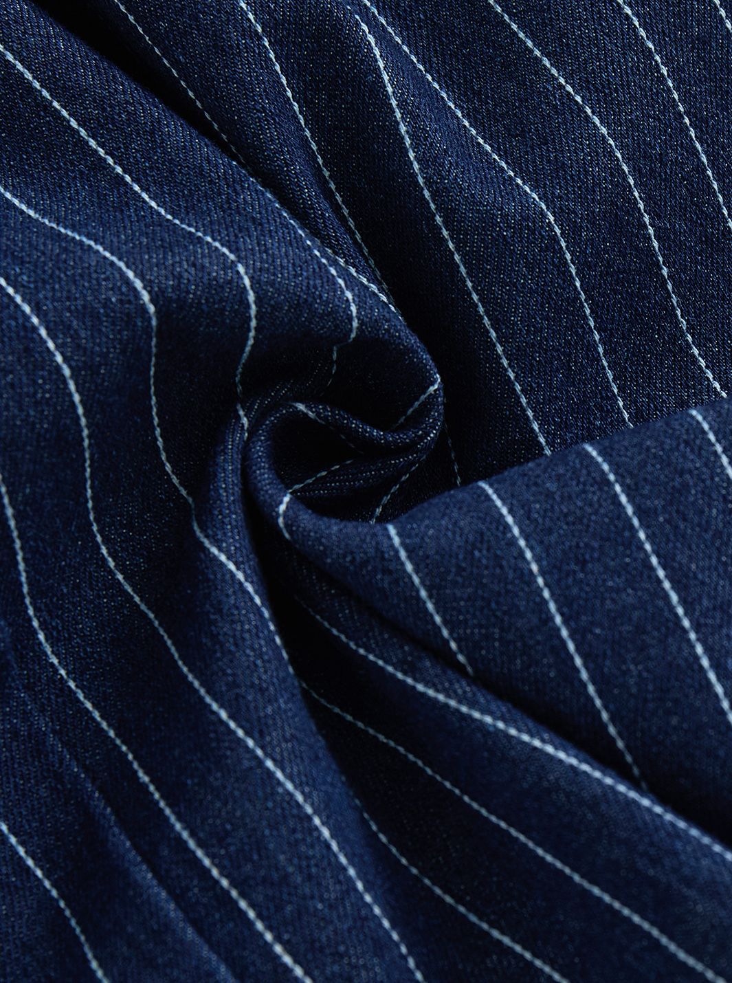 Denim Stripe Pocket Jumper