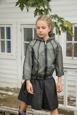 Clear Bomber Raincoat