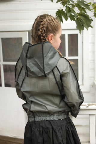 Clear Bomber Raincoat