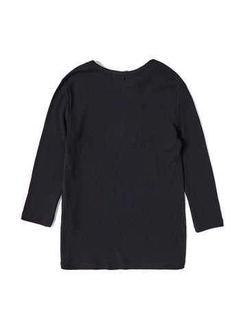 Basic Long T-shirt - Black