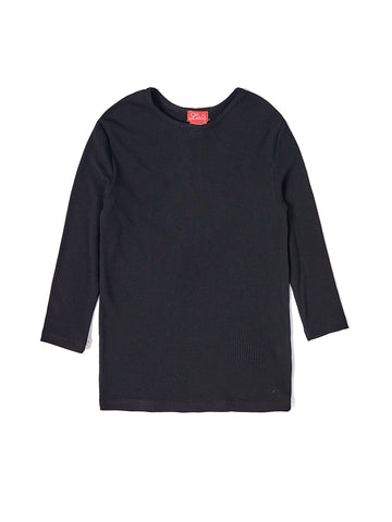 Basic Long T-shirt - Black